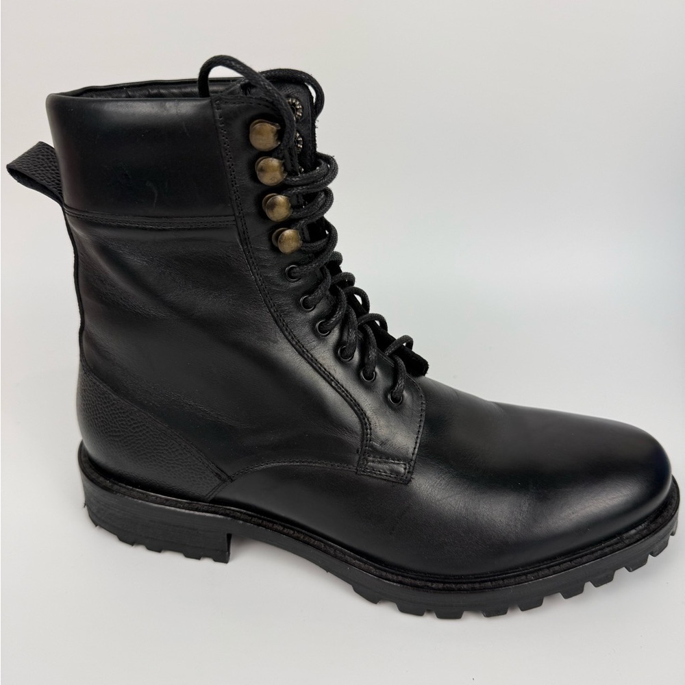 Men’s AF Ankari Floruss Combat Boots Black Size 7 Grunge Punk Biker Hipster Lug - Picture 6 of 14